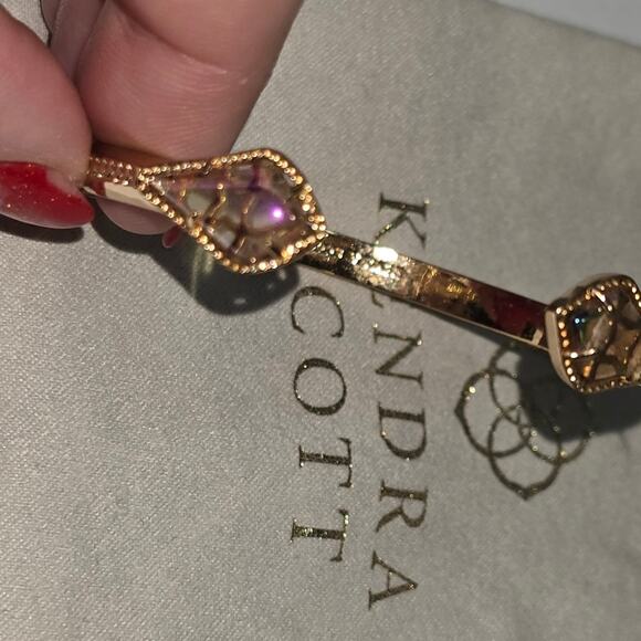 Kendra‎ Scott Arden Lianna Gold Station Cuff Bracelet - Picture 2 of 6